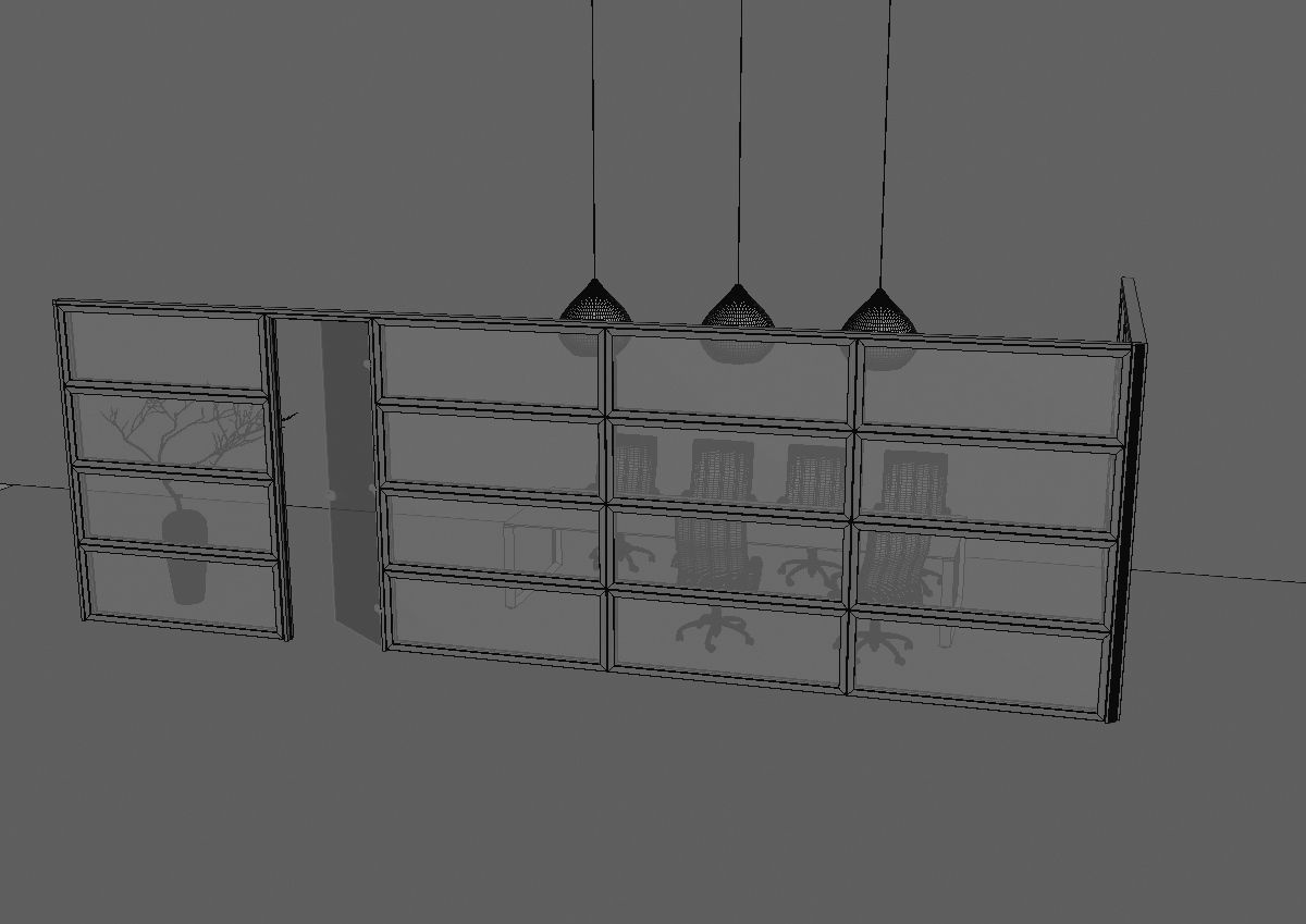 office partiotion my partition a05 3D model_22