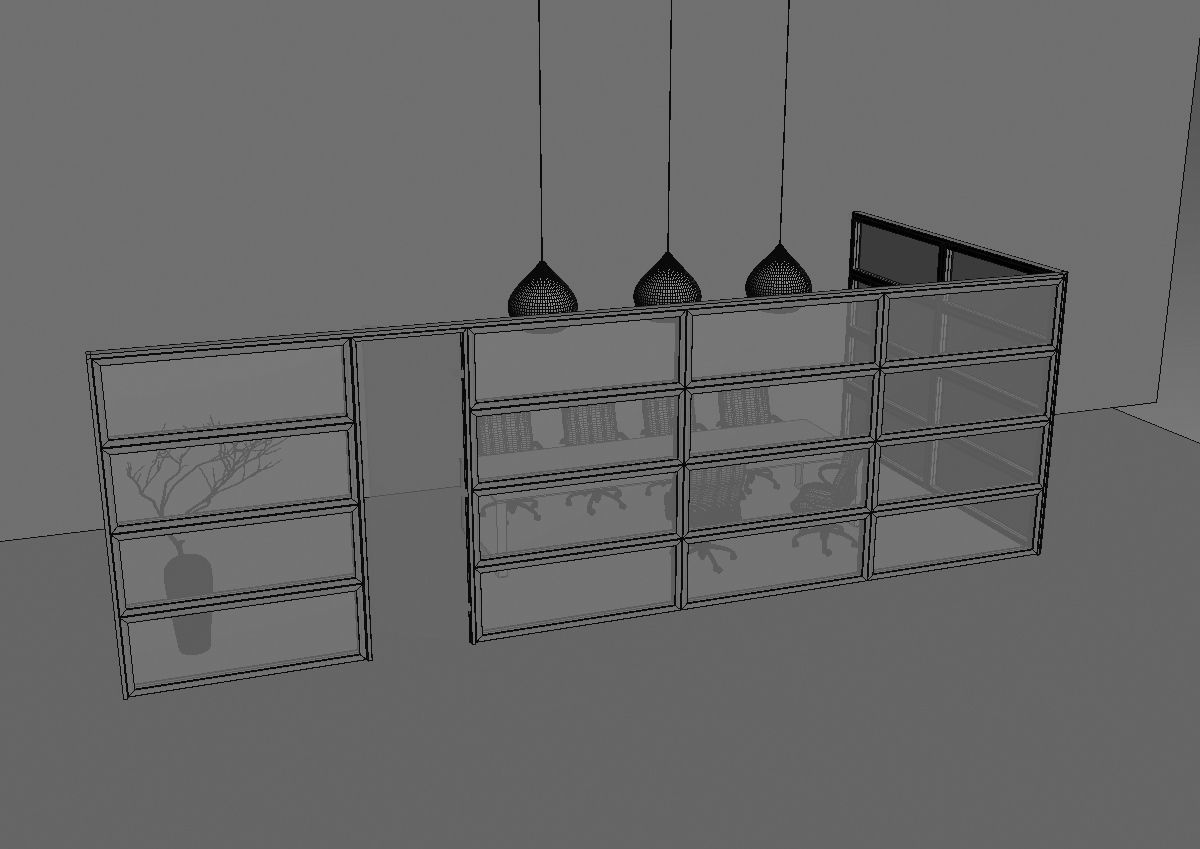 office partiotion my partition a05 3D model_37