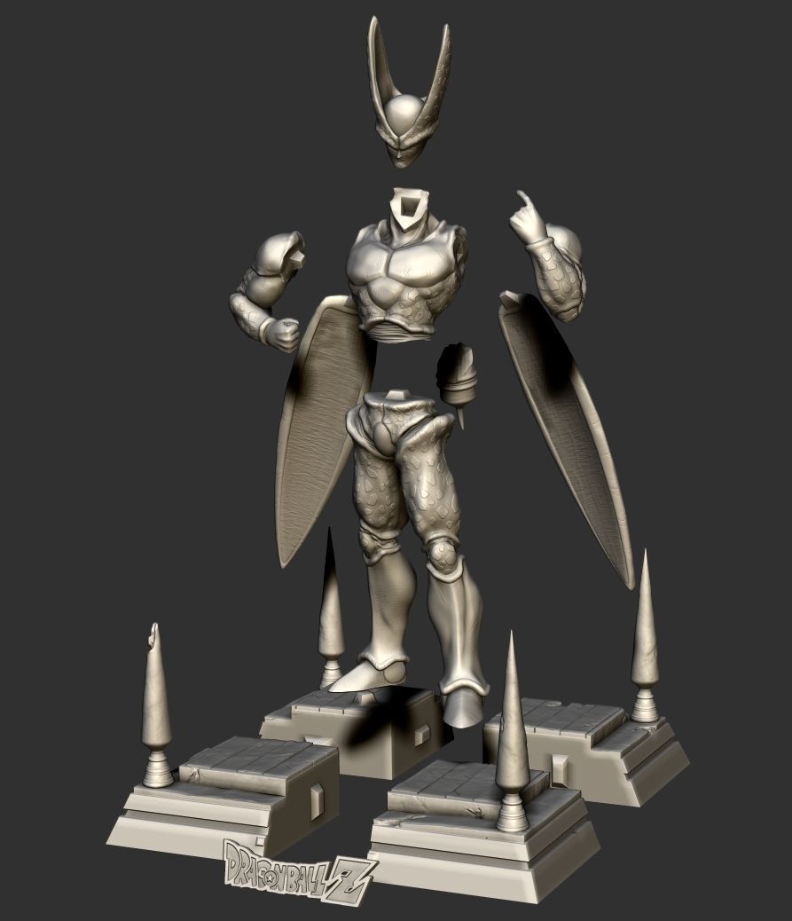 Perfect Cell - Dragon Ball Z 3D print model_5