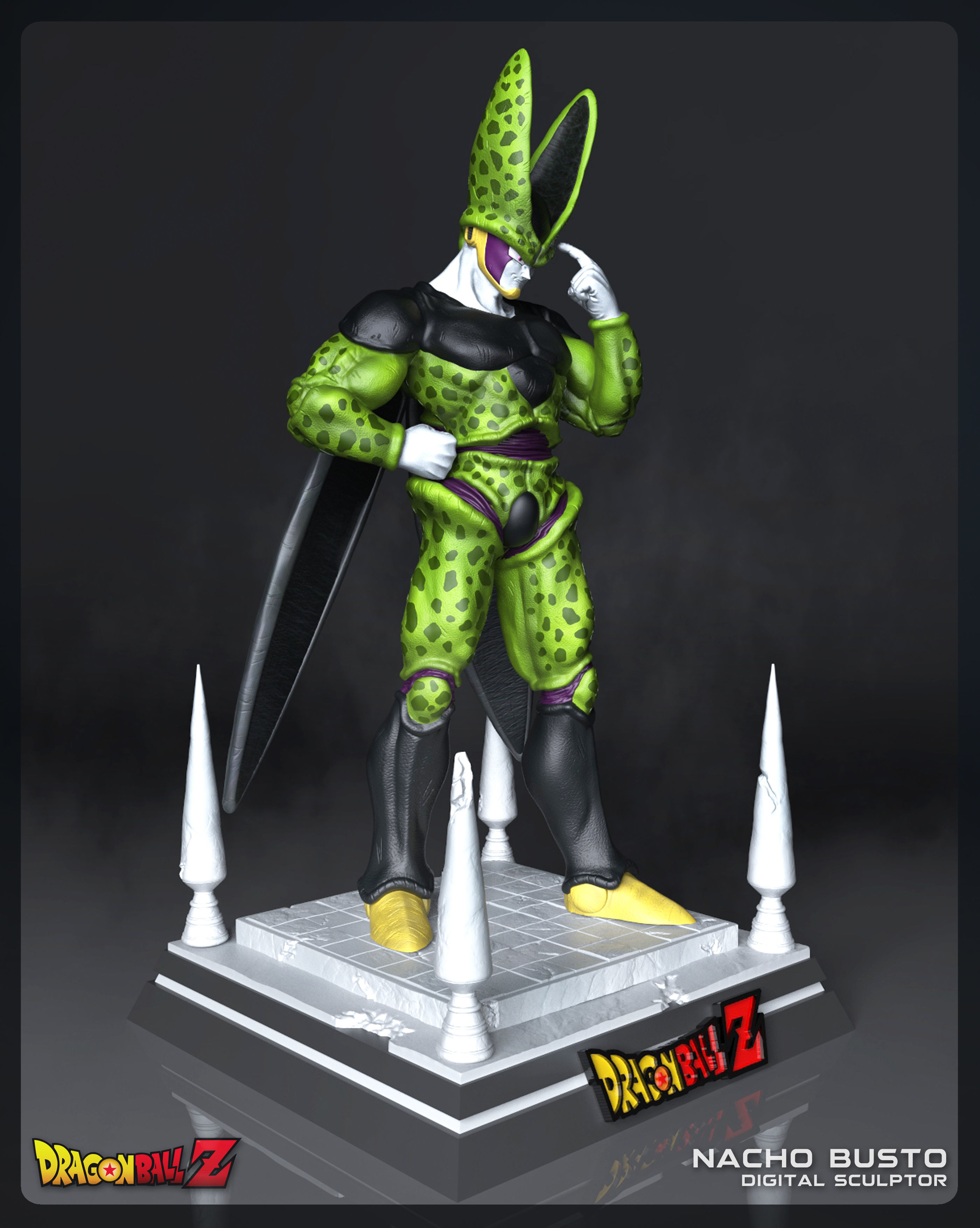 Perfect Cell - Dragon Ball Z 3D print model_1