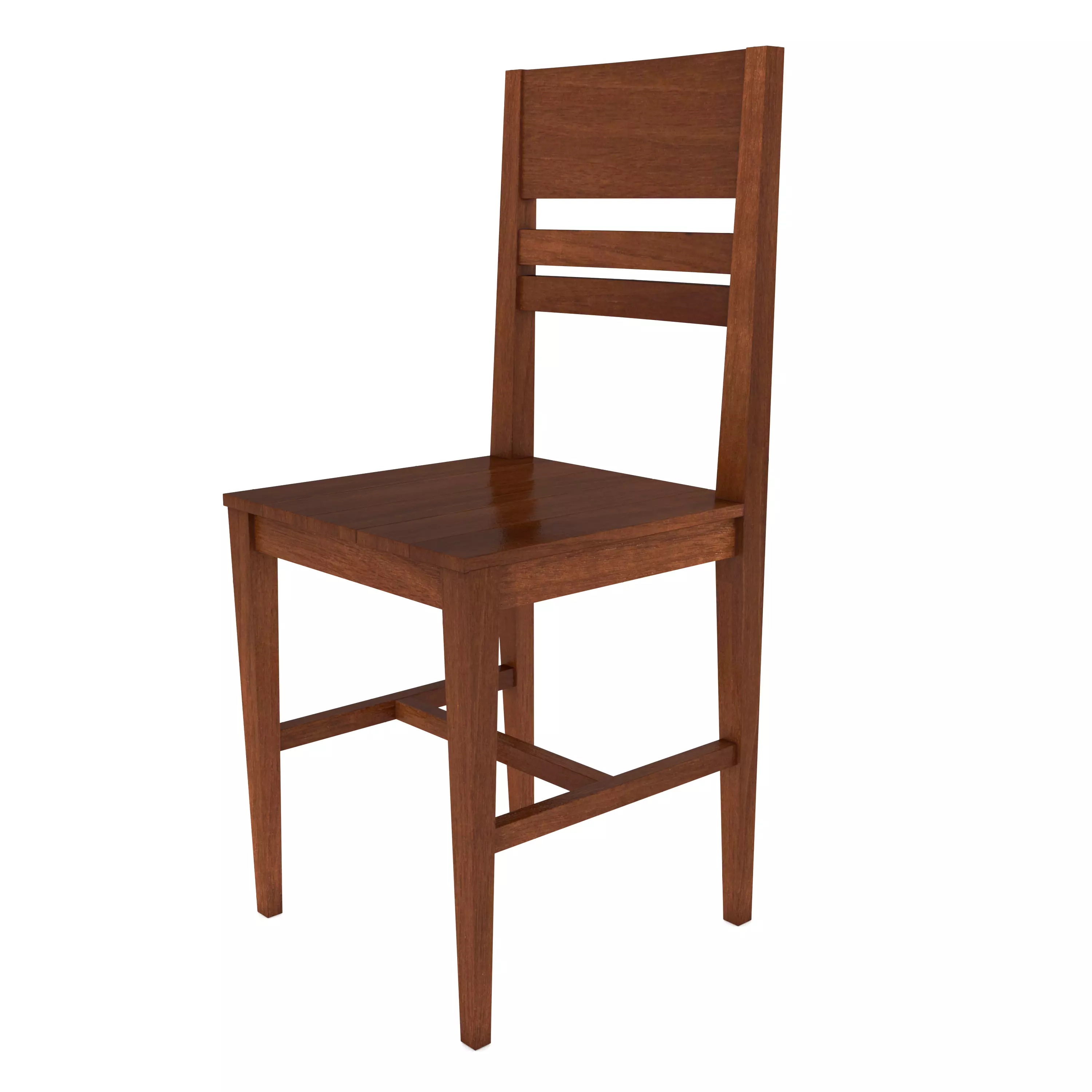 Chair wooden dining Free 3D model