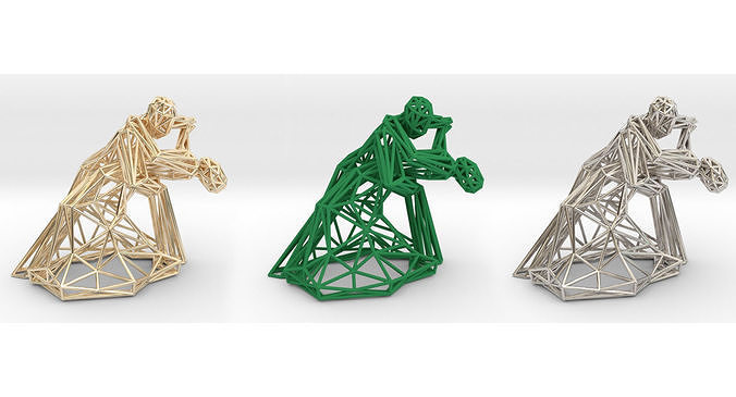 Dancing Couple 3D print model
