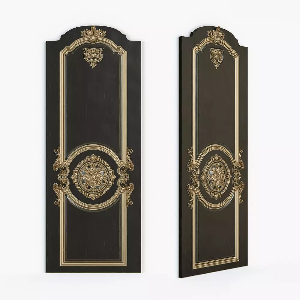 Classic decorative panel for cnc 3D model_0