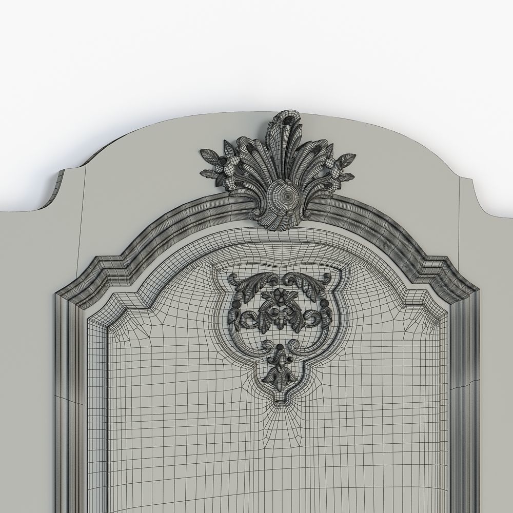 Classic decorative panel for cnc 3D model_7