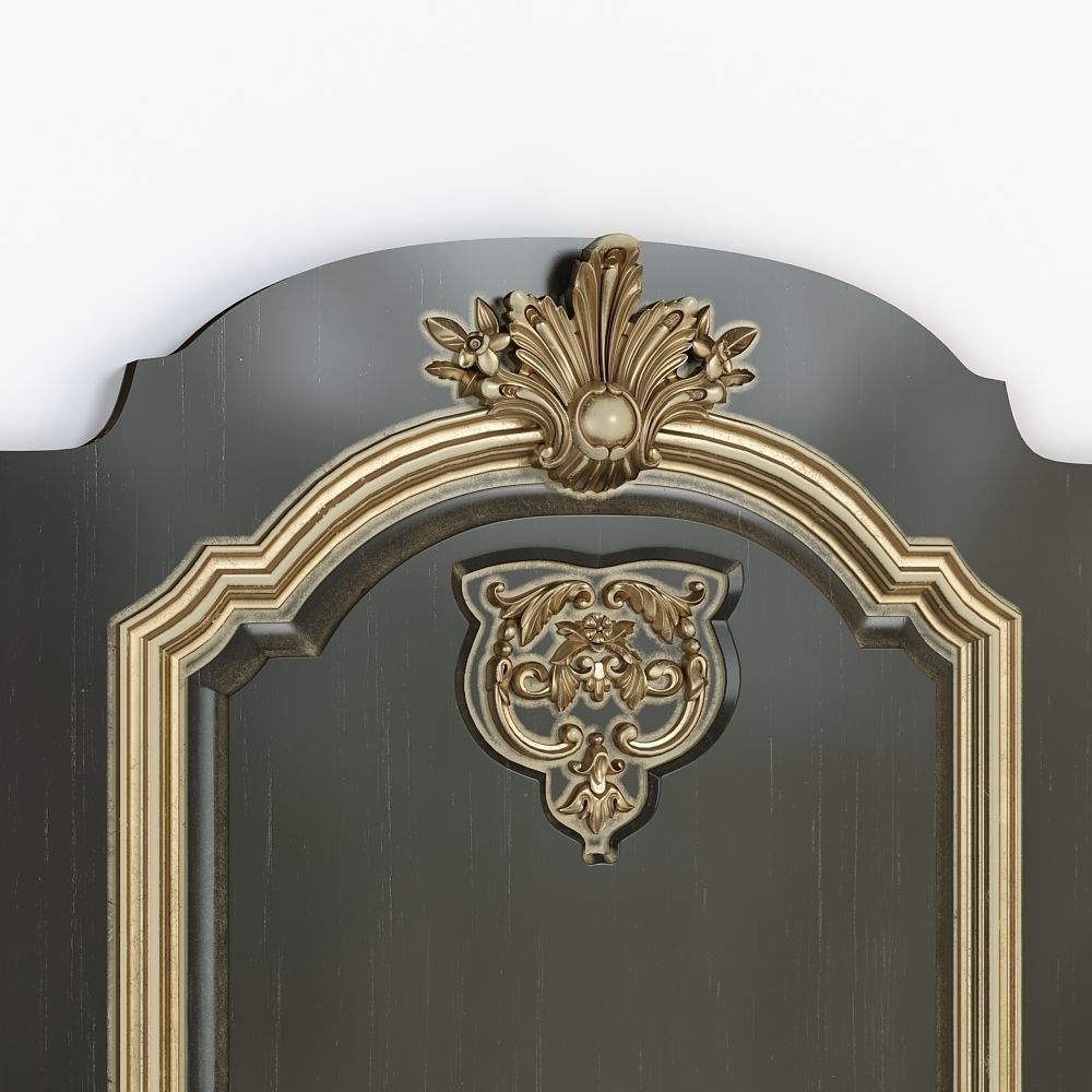 Classic decorative panel for cnc 3D model_3