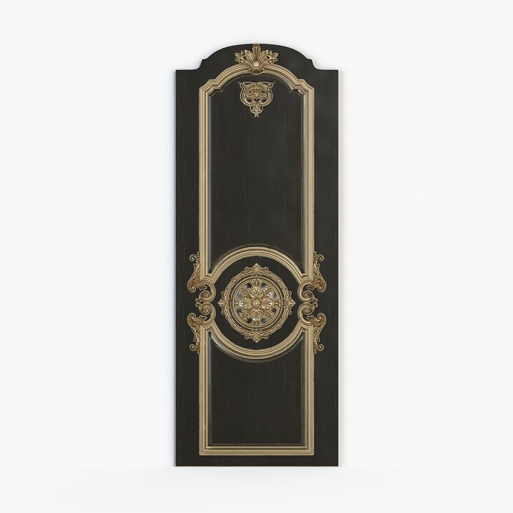 Classic decorative panel for cnc 3D model_2