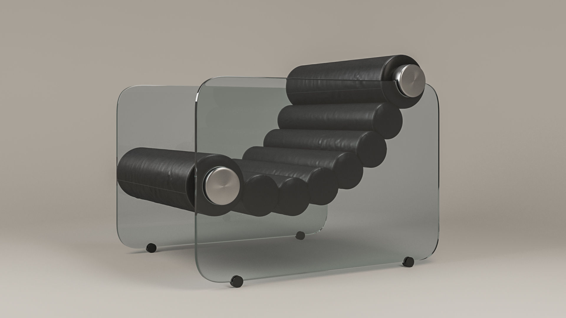 HYALINE CHAIR Low-poly 3D model_5