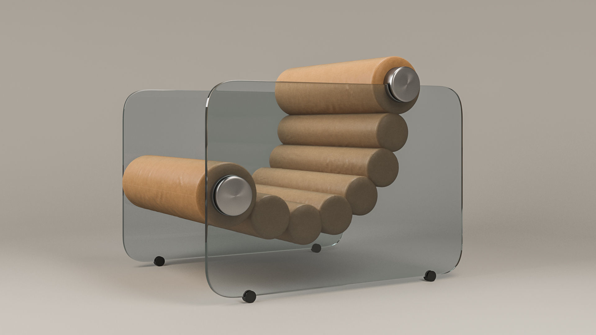 HYALINE CHAIR Low-poly 3D model_7