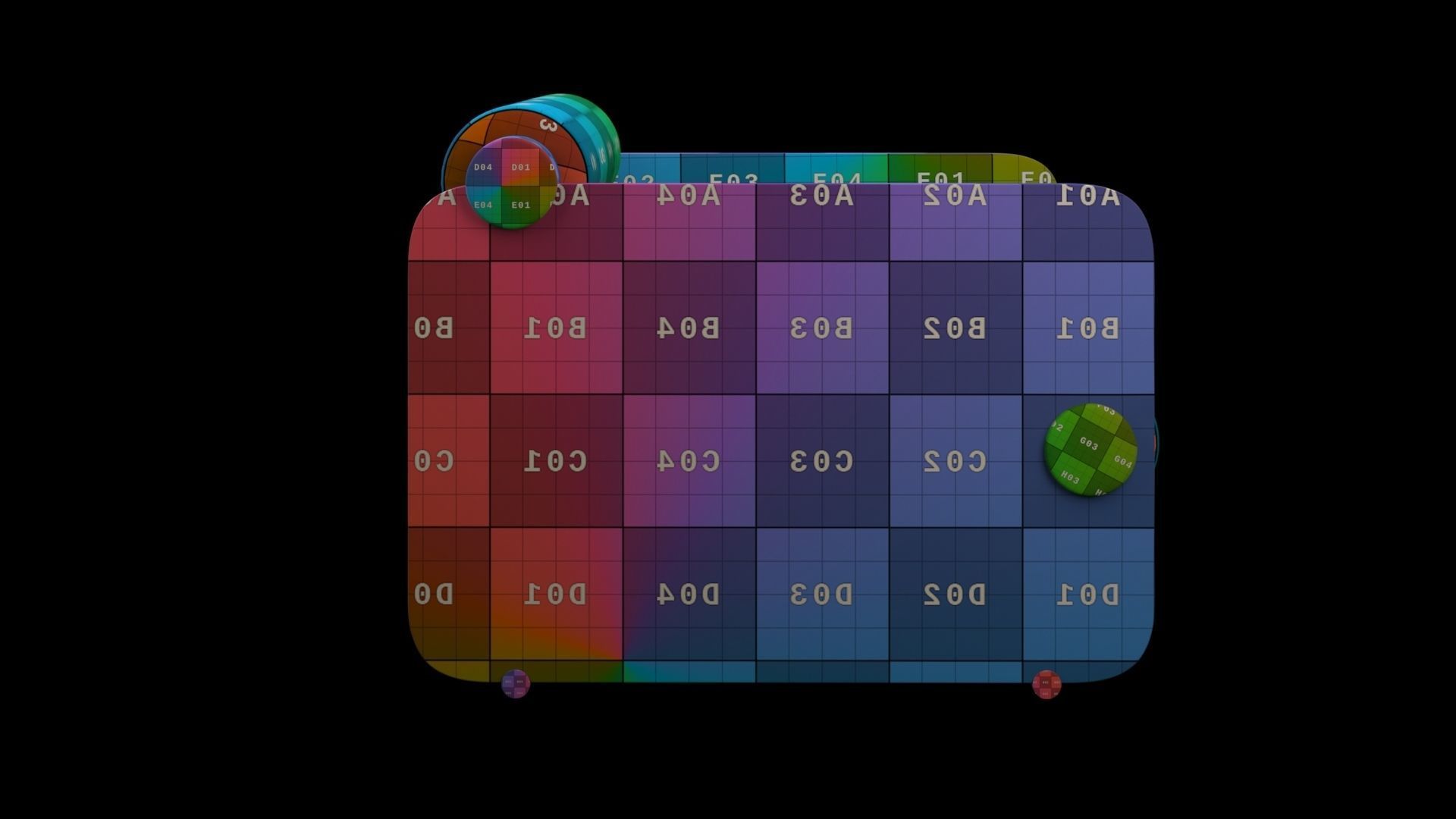 HYALINE CHAIR Low-poly 3D model_18