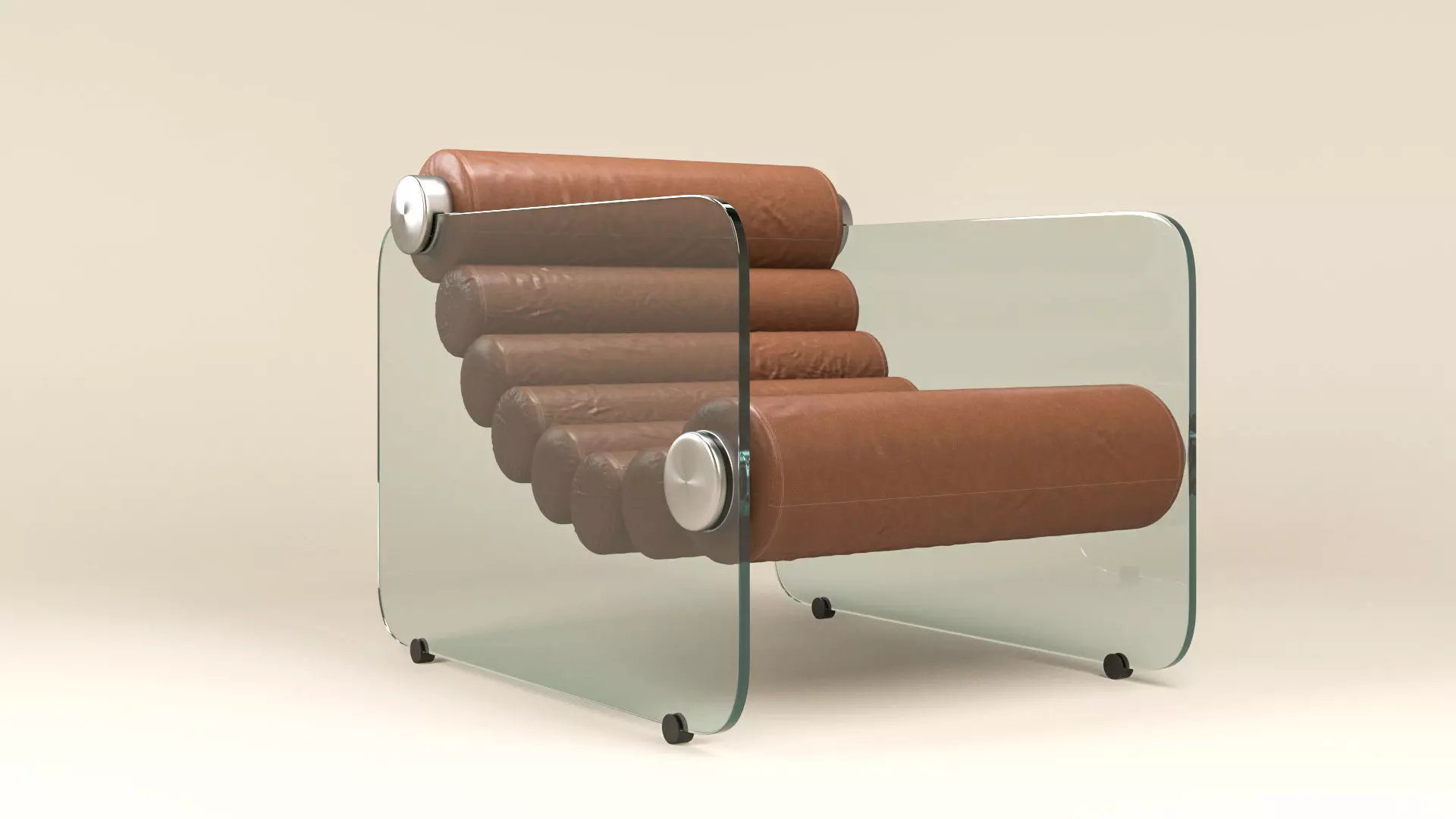 HYALINE CHAIR Low-poly 3D model_0