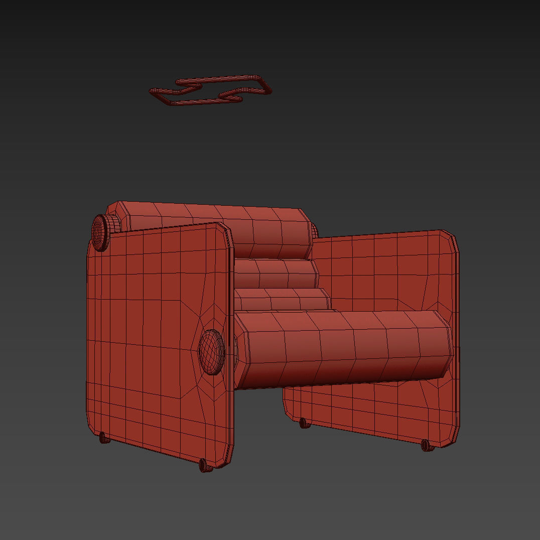 HYALINE CHAIR Low-poly 3D model_14