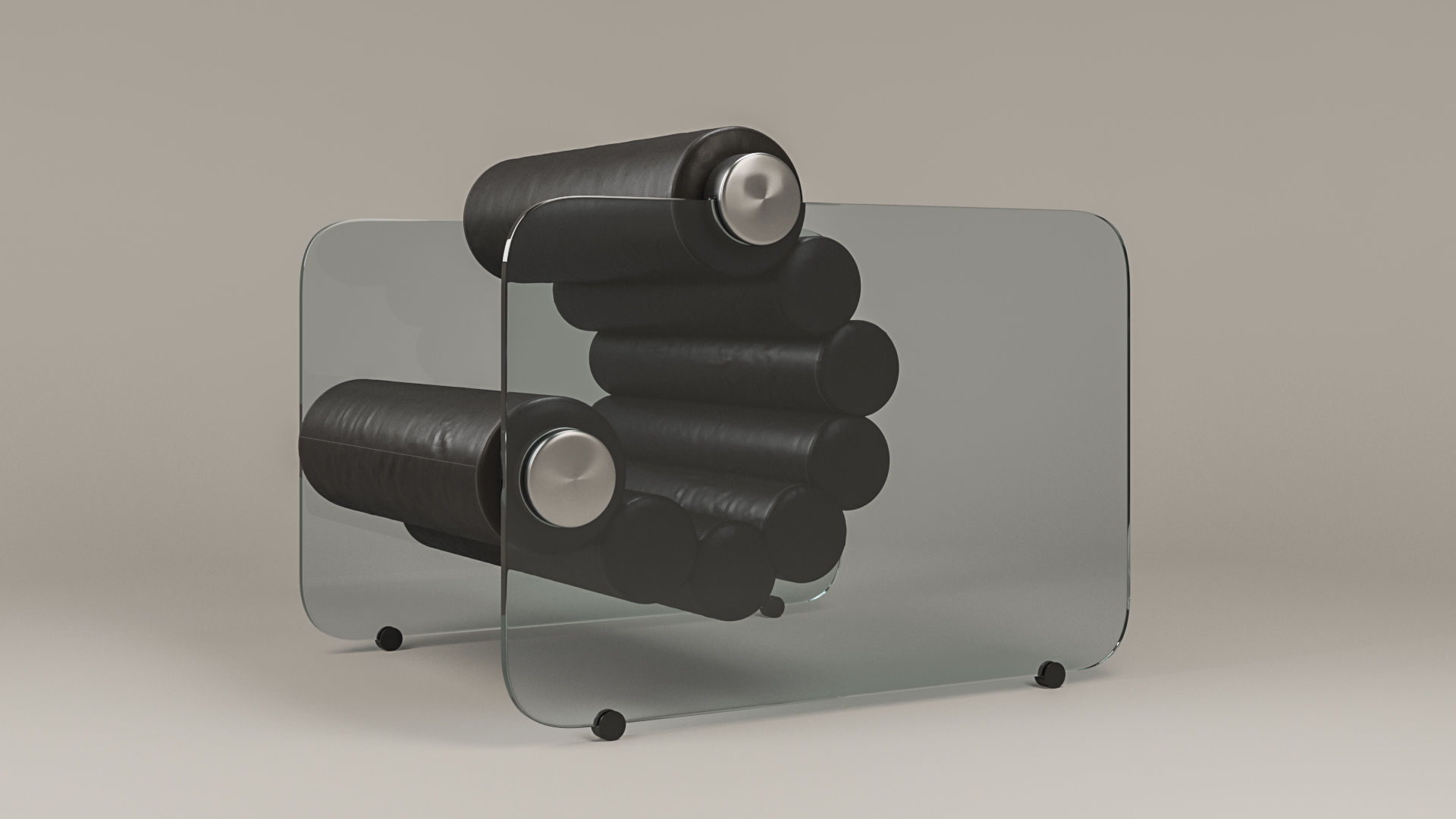 HYALINE CHAIR Low-poly 3D model_13