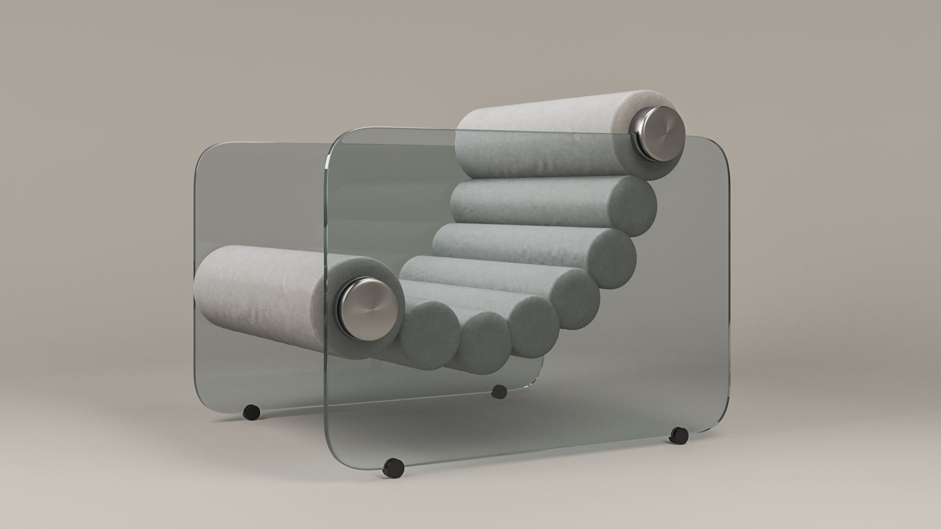 HYALINE CHAIR Low-poly 3D model_6