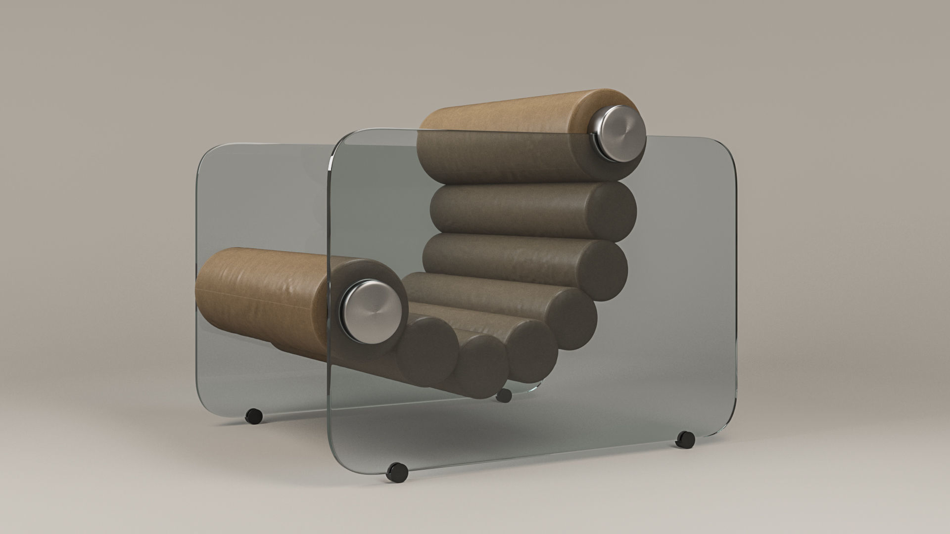 HYALINE CHAIR Low-poly 3D model_8