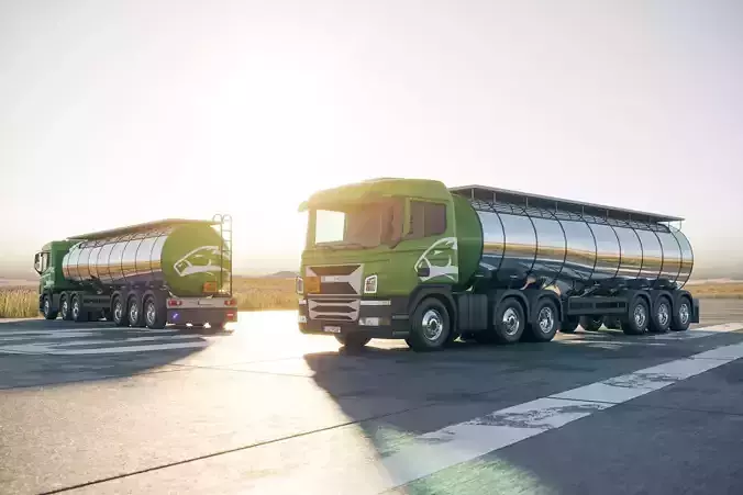 Tank truck unbranded