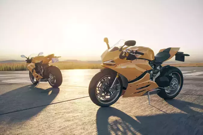 Racing motorbike unbranded