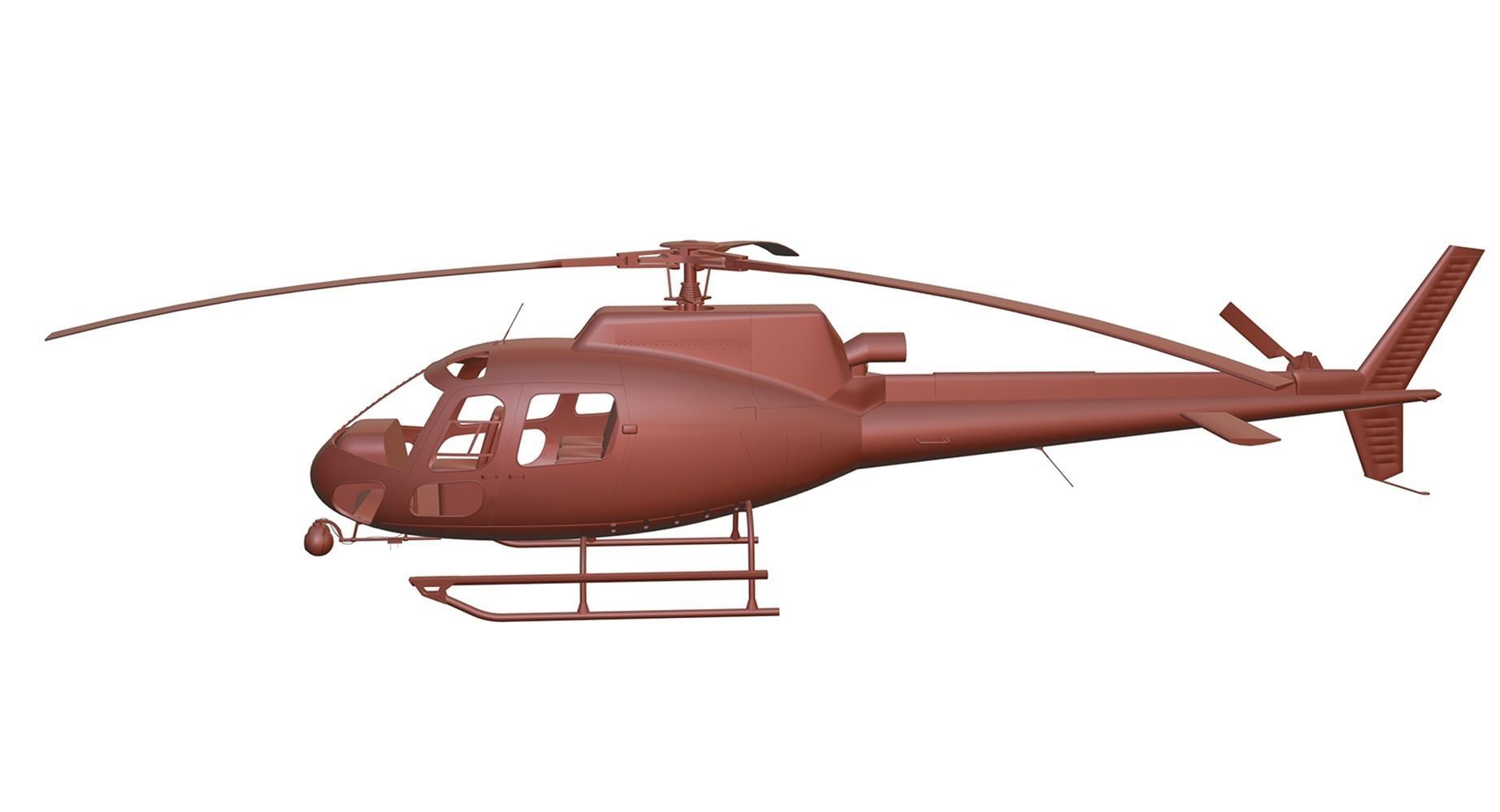 Military helicopter 3D model_8