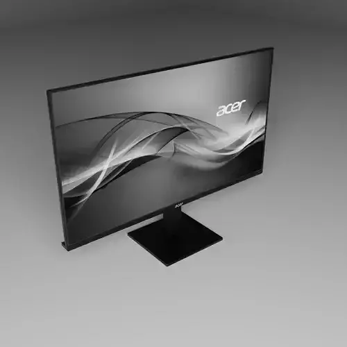 Acer V247Ybip 24 coal monitor Low-poly 3D model