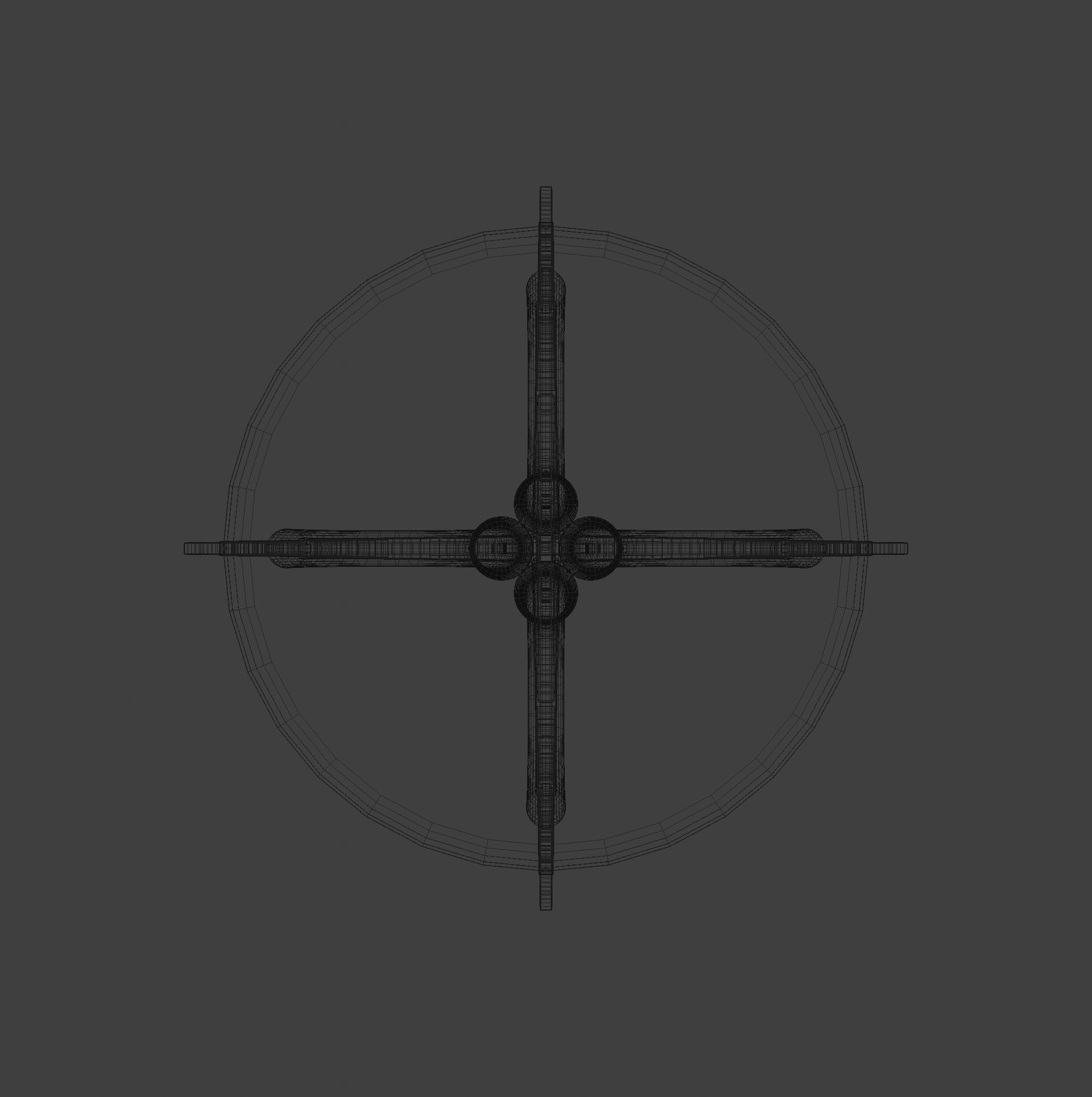 Christmas table decoration 3D model_6