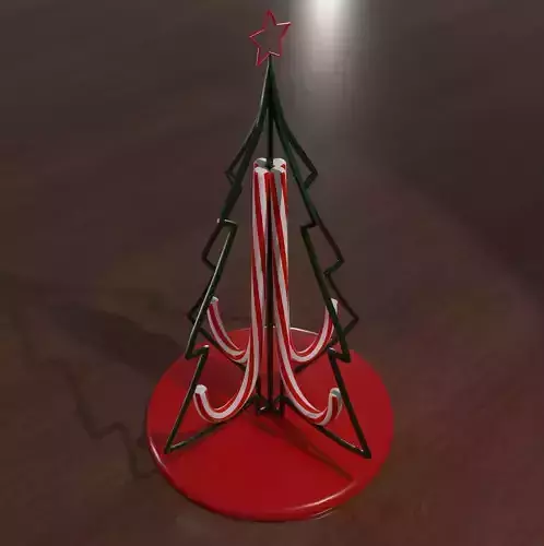 Christmas table decoration 3D model
