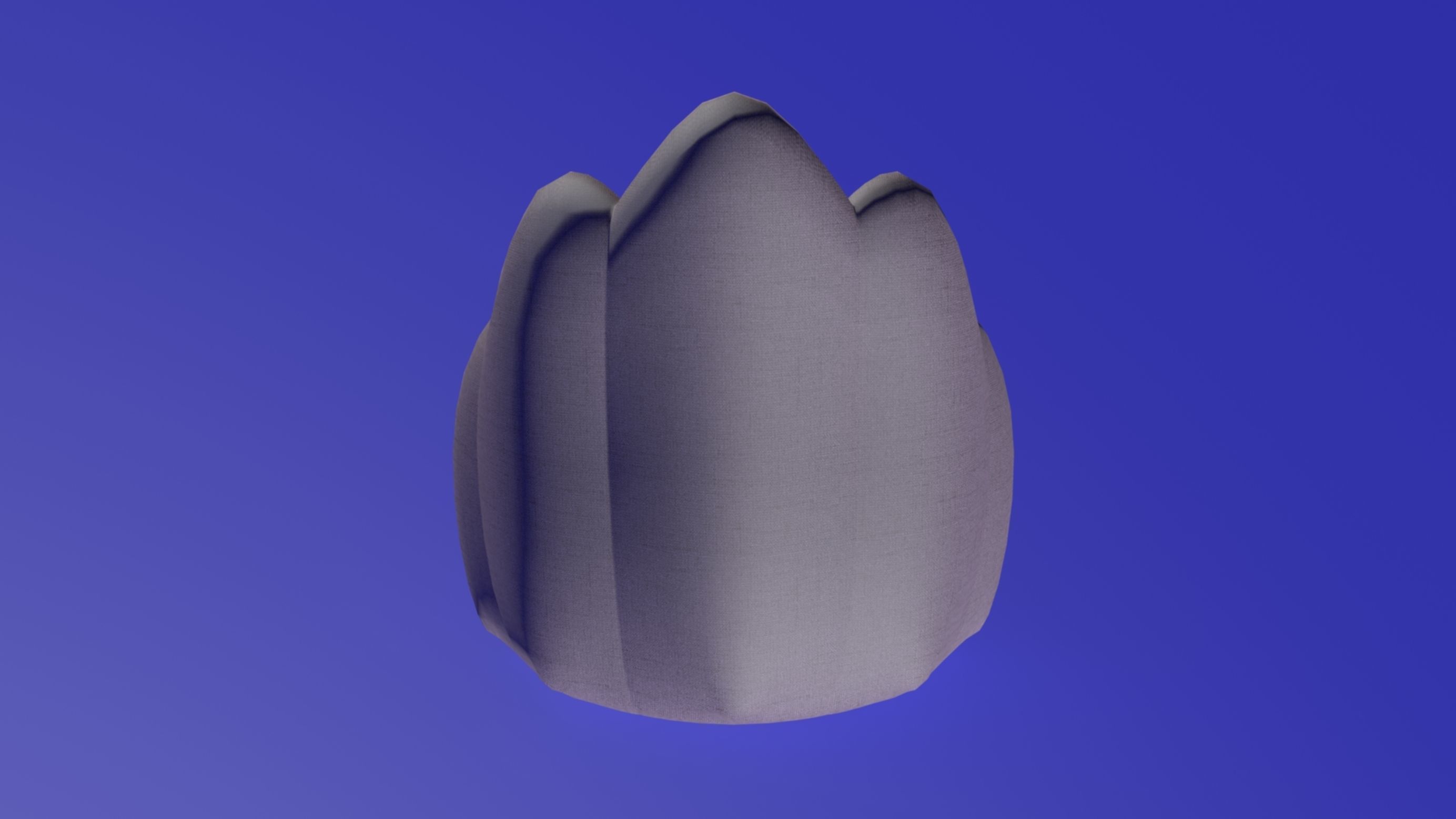 Round sofa little settle 3D model_6