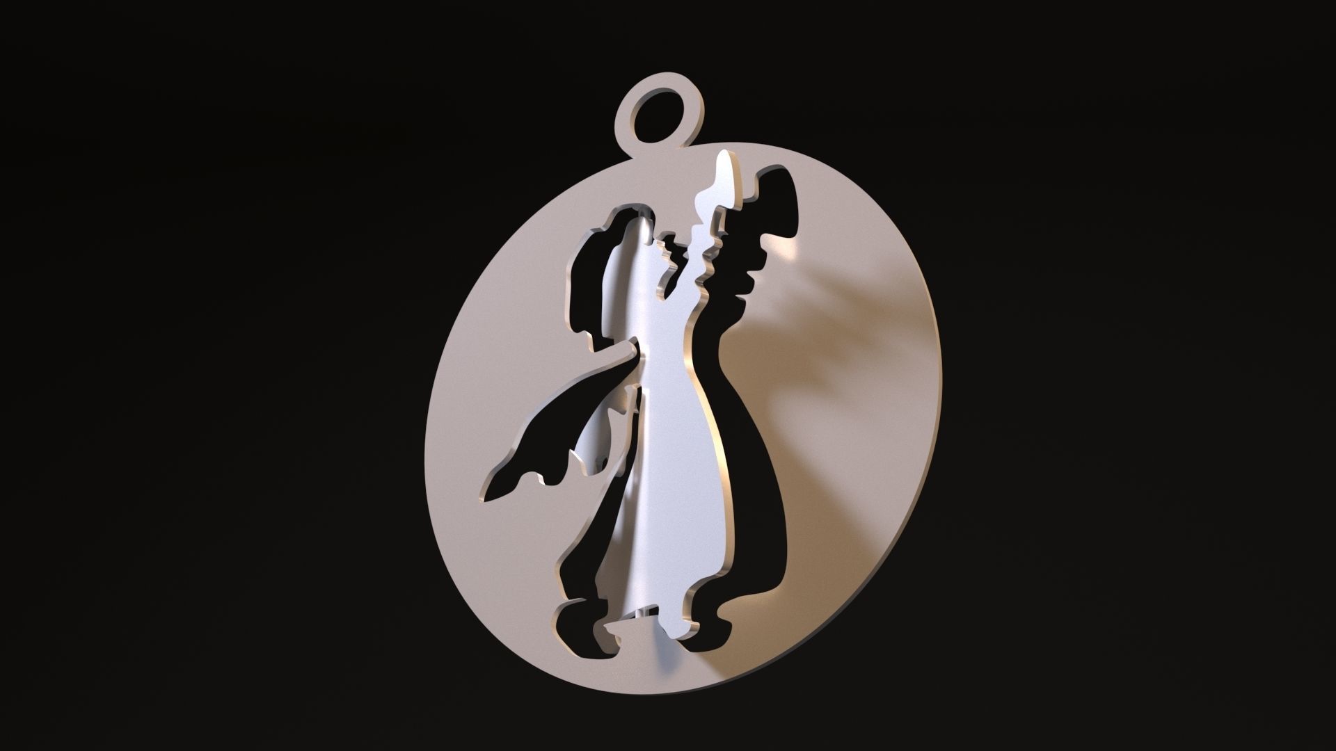 Christmas toy angel 3D print model_5
