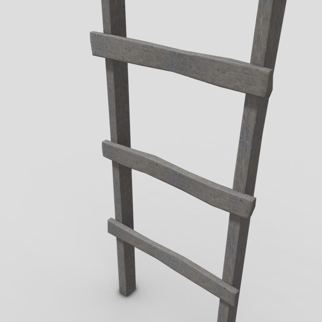 Ladder Low-poly 3D model_15