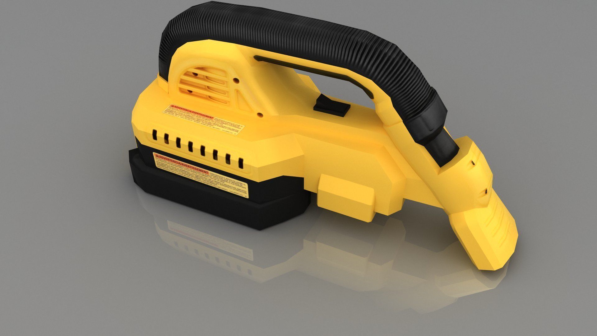 DEWALT 20V Max Cordless Vacuum DCV517B Low-poly 3D model_8