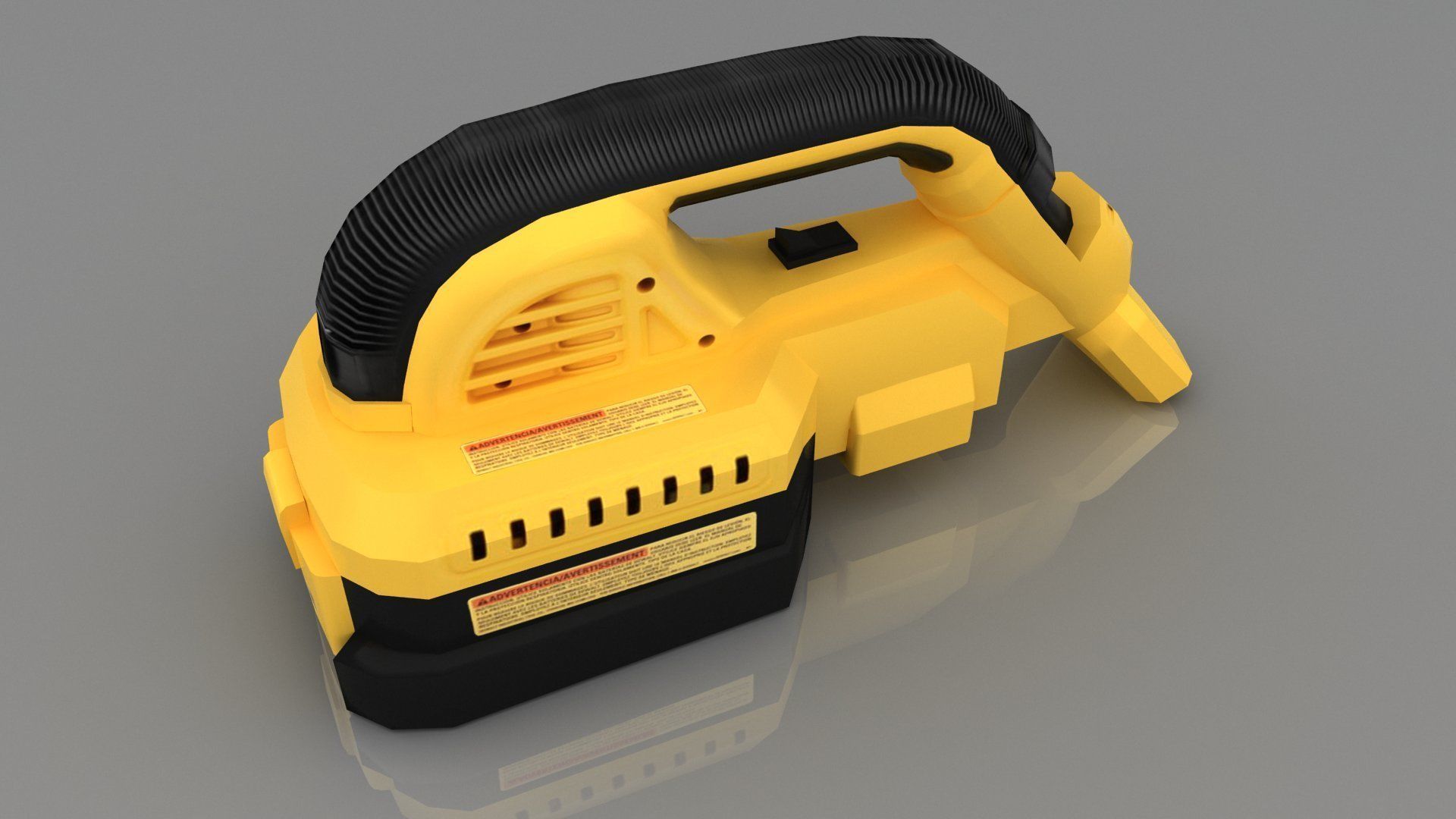 DEWALT 20V Max Cordless Vacuum DCV517B Low-poly 3D model_7