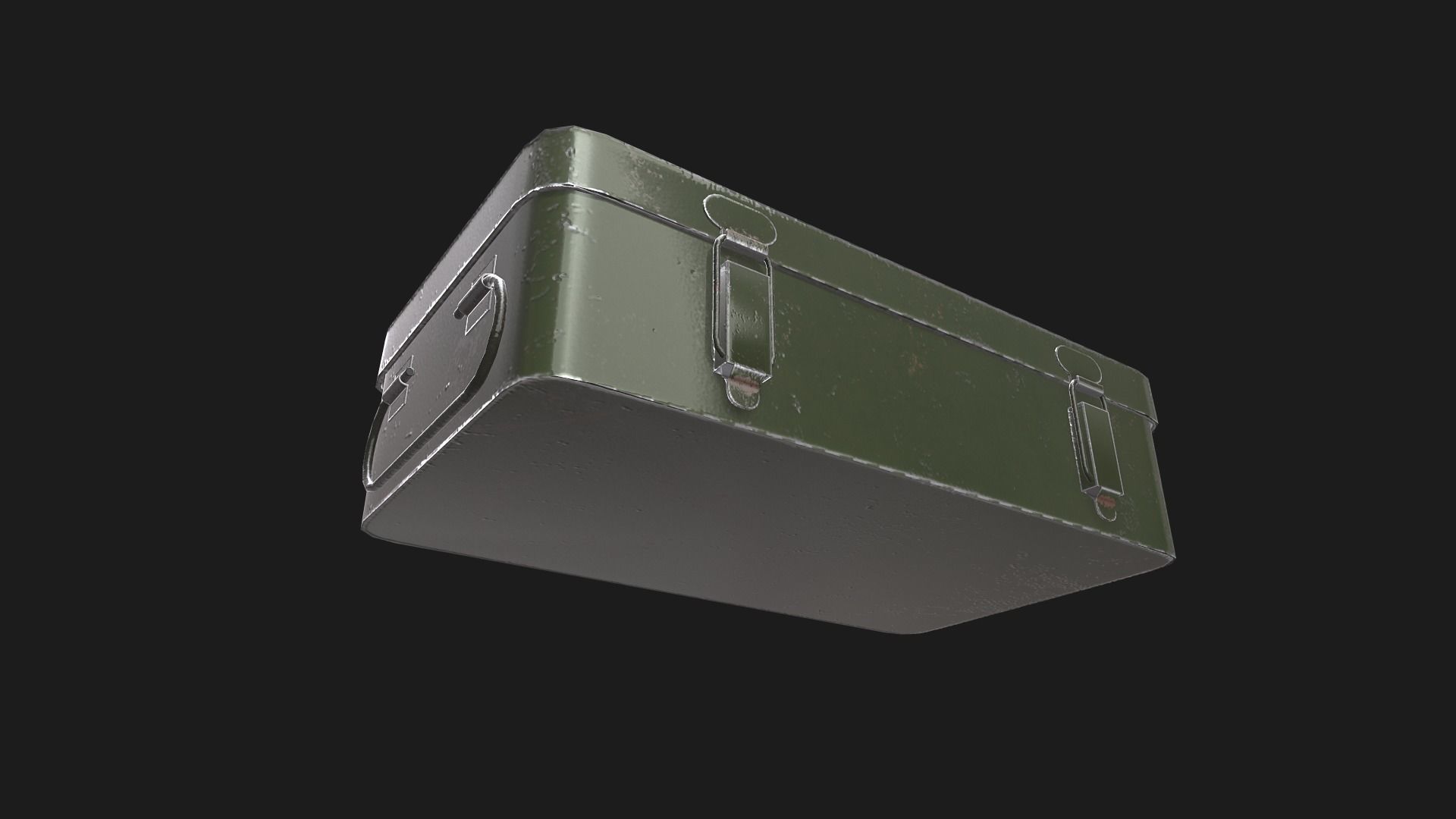 Military First Aid Kit Low-poly 3D model_5
