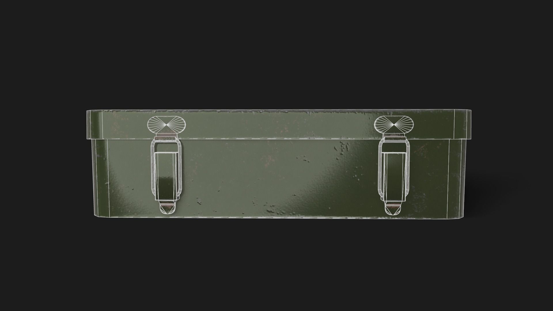 Military First Aid Kit Low-poly 3D model_9