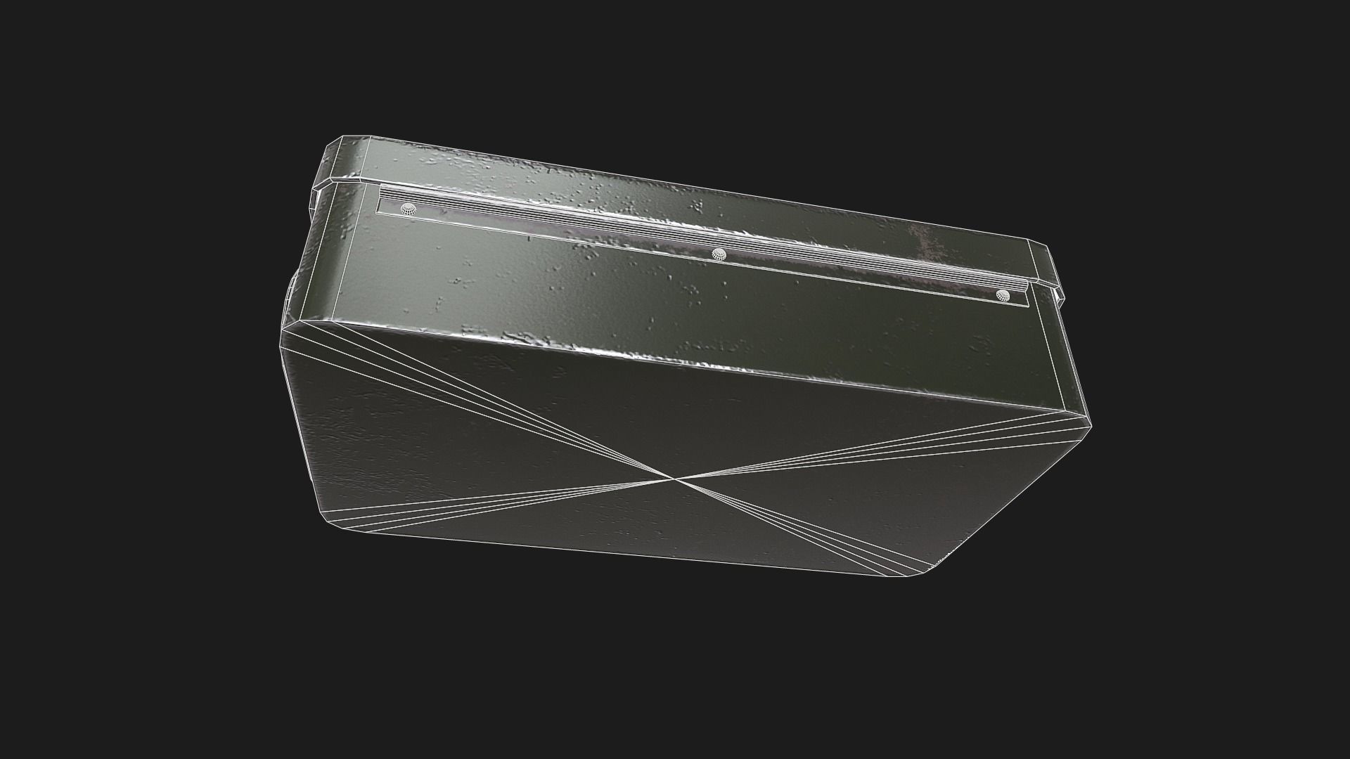 Military First Aid Kit Low-poly 3D model_11