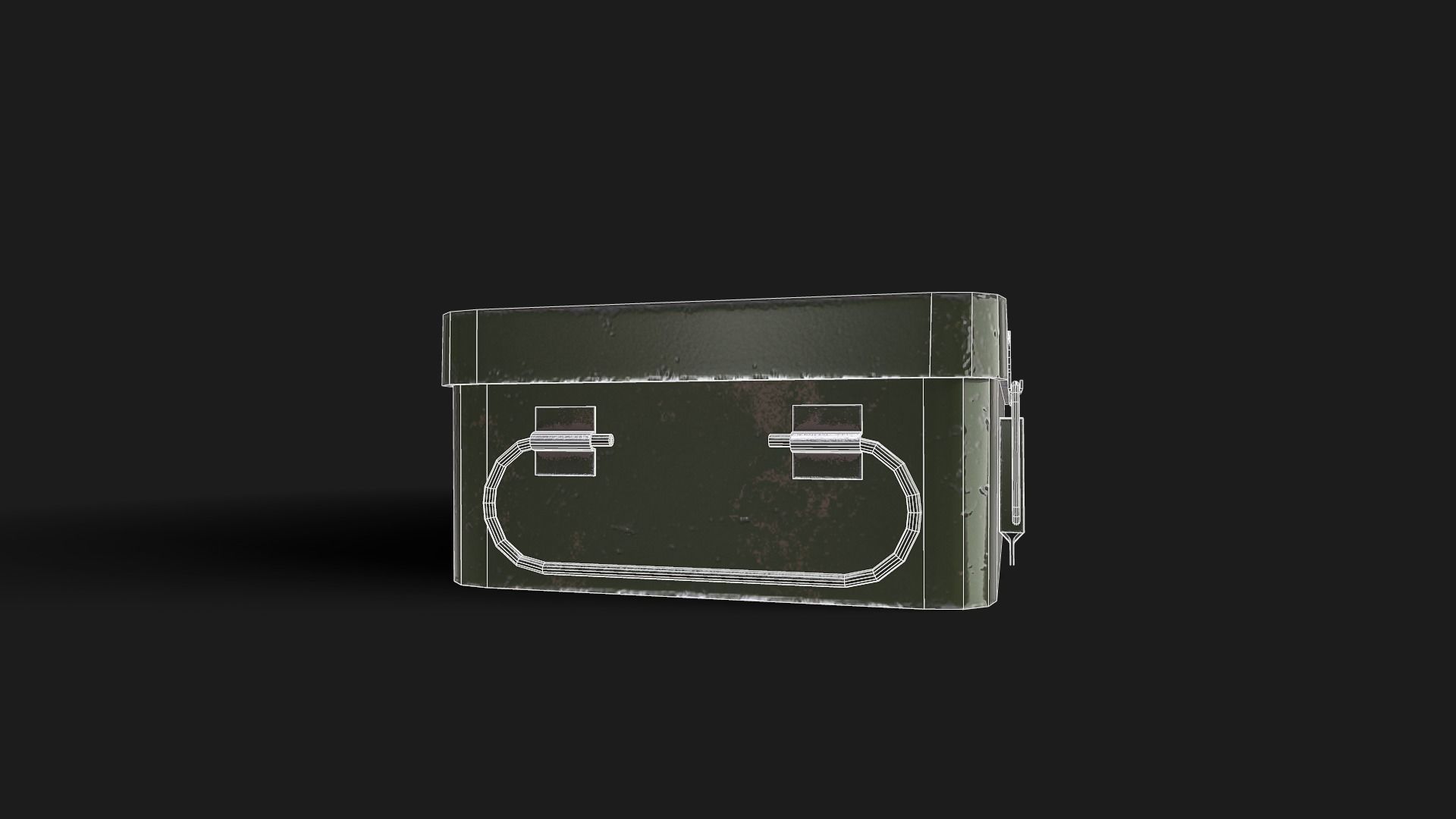 Military First Aid Kit Low-poly 3D model_10