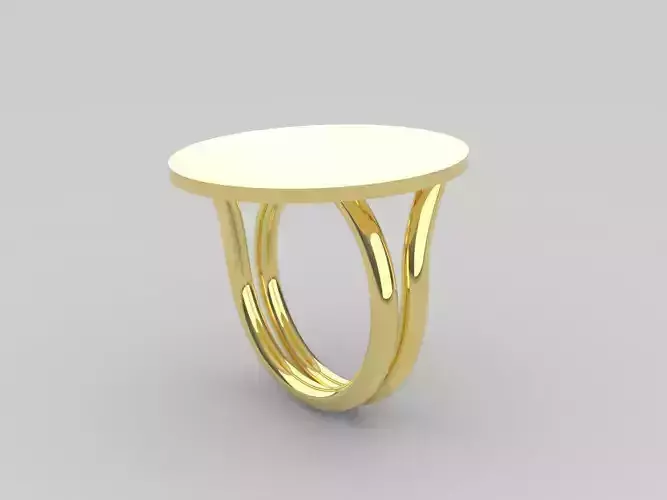 special woman ring helix 3D print model