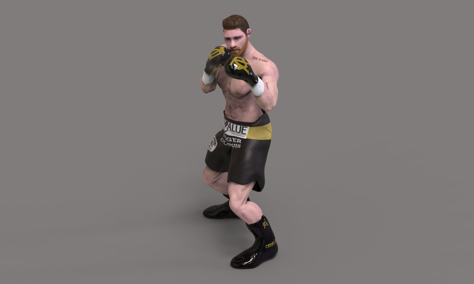 Canelo Alvarez Boxing 3D print model_2