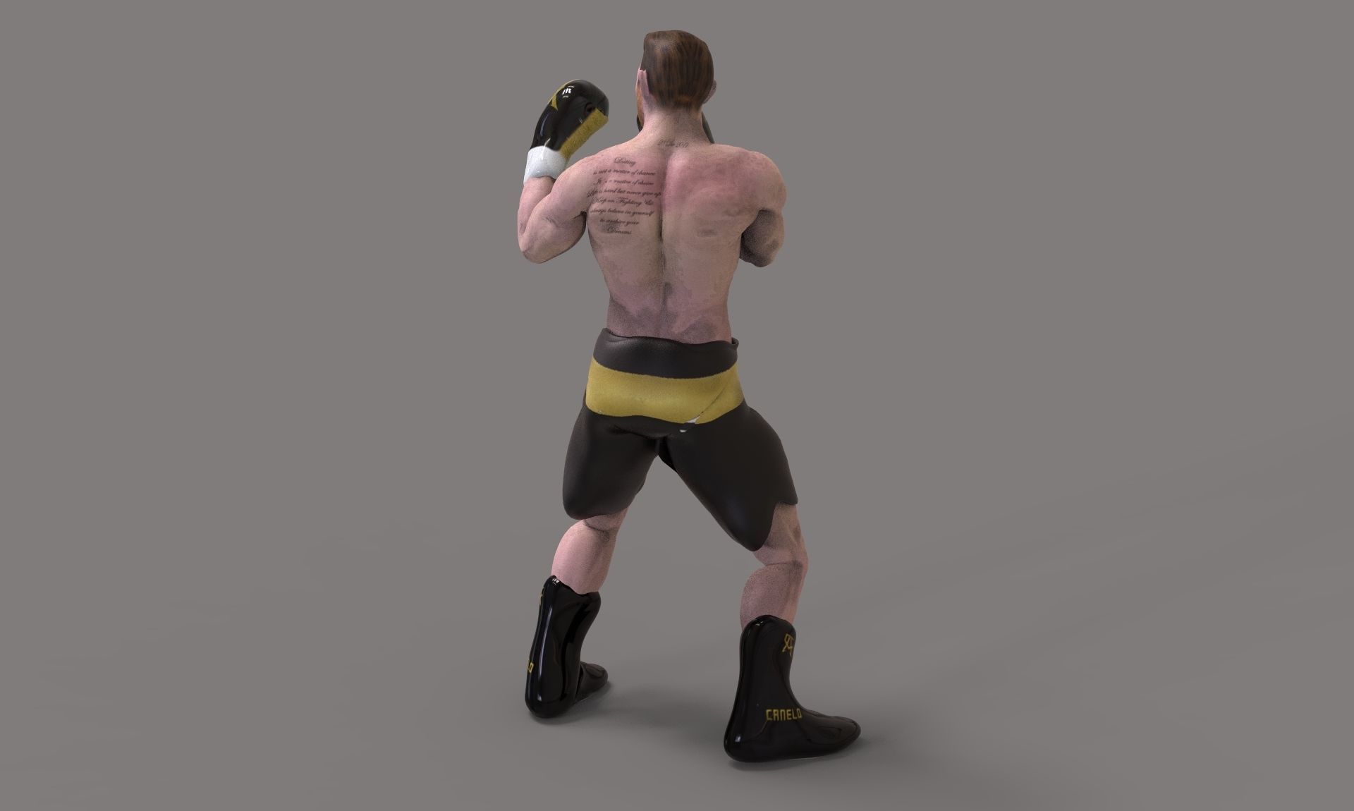 Canelo Alvarez Boxing 3D print model_3