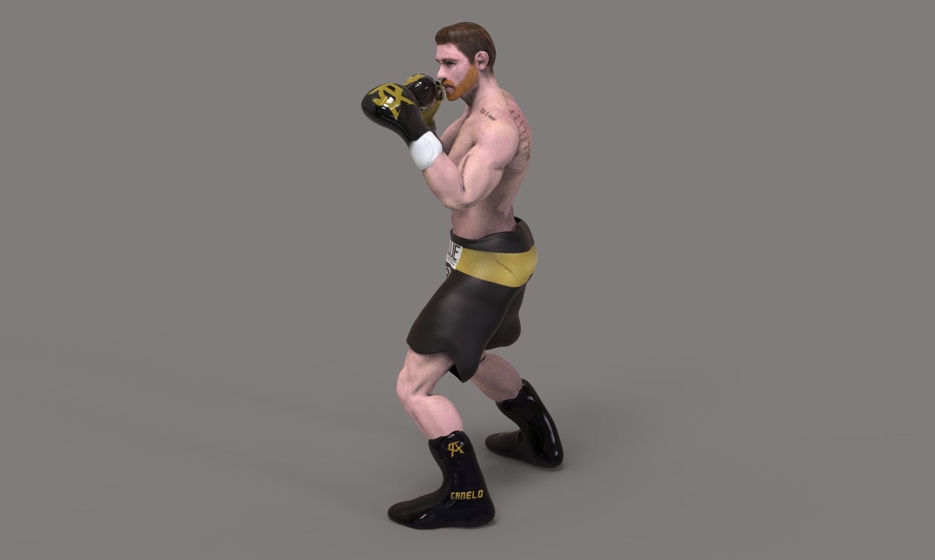 Canelo Alvarez Boxing 3D print model_1