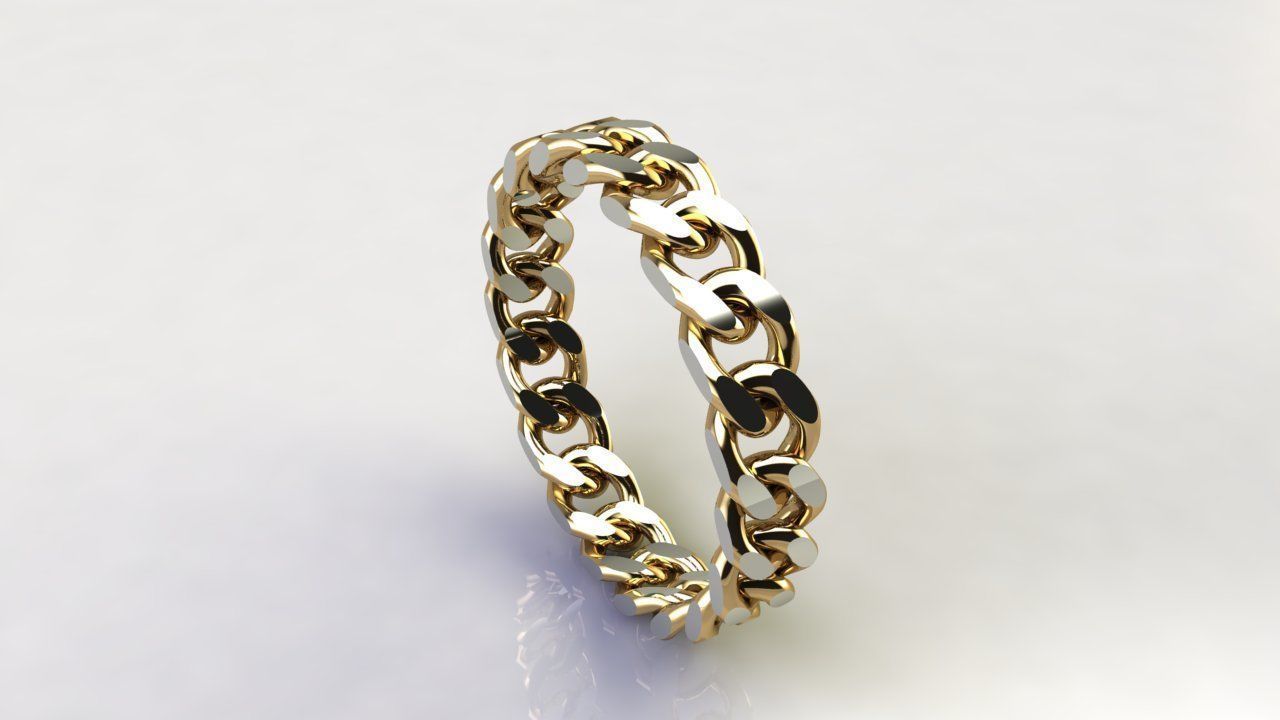 cuban chain necklace or bracelet new model 3D print model 1 3D print model_2