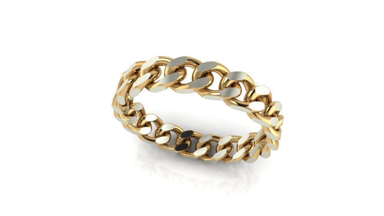 cuban chain necklace or bracelet new model 3D print model 1 3D print model_4