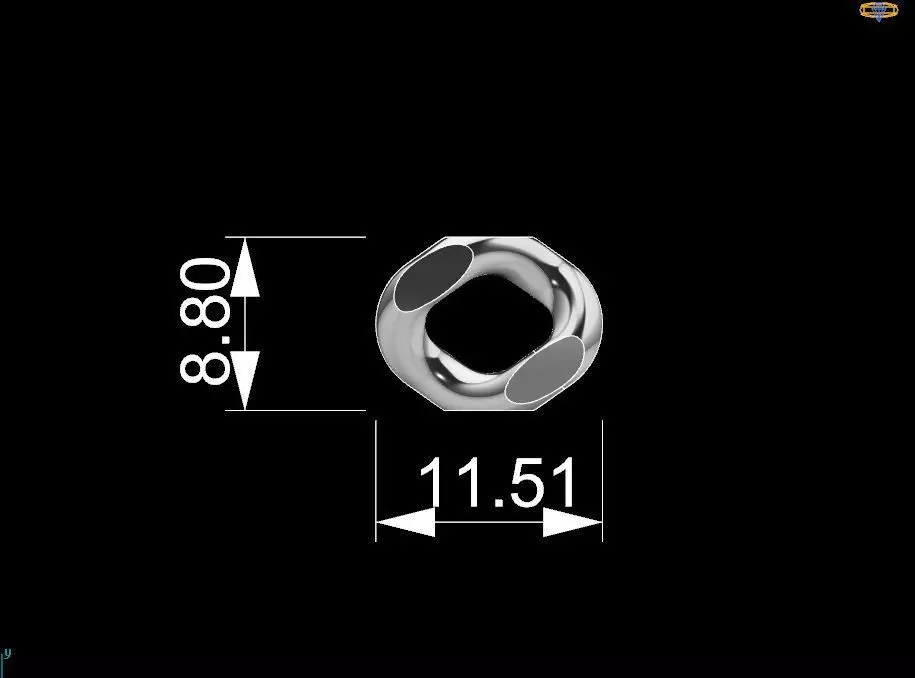 cuban chain necklace or bracelet new model 3D print model 1 3D print model_0