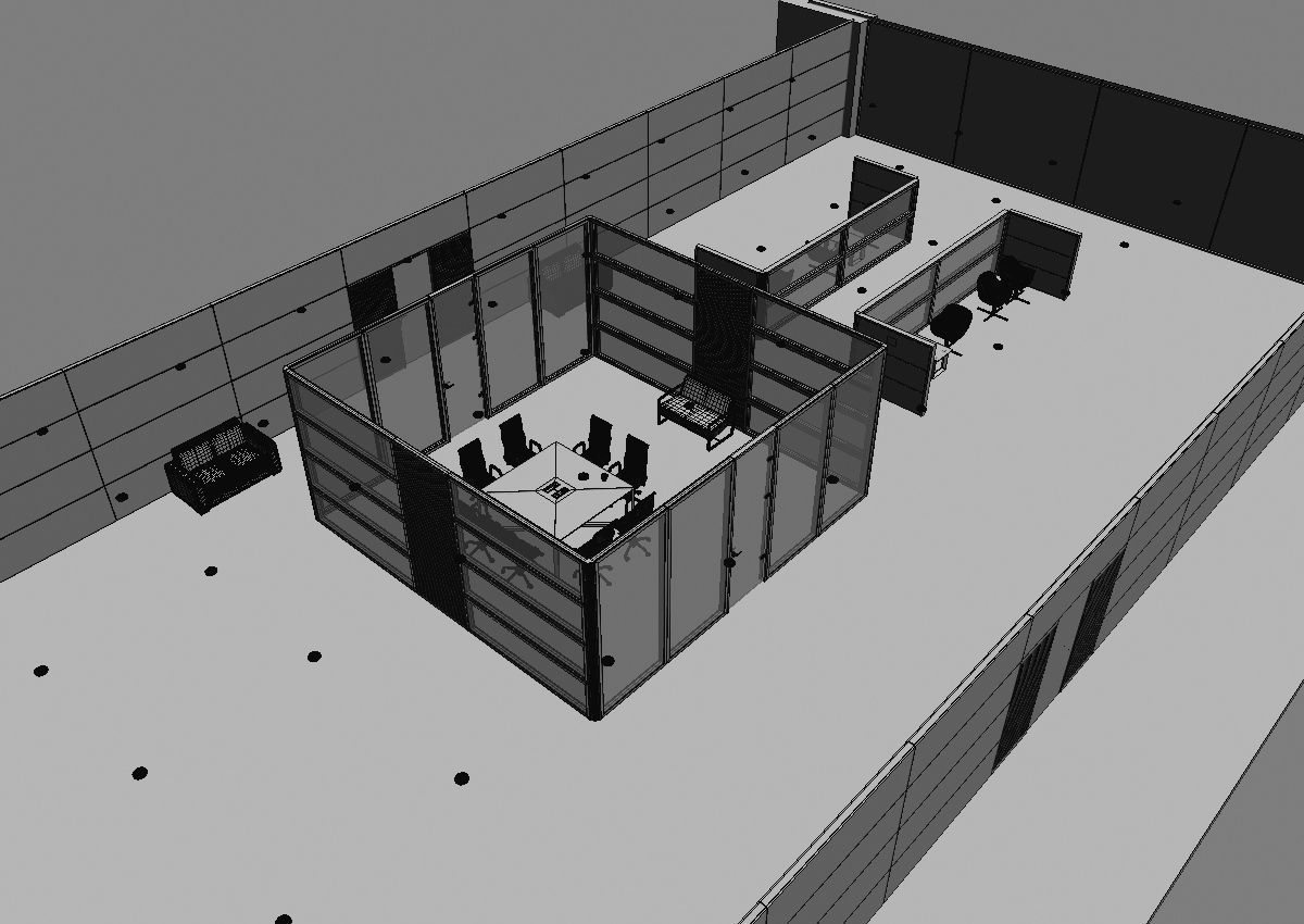 office interior partition pr2-522 3D model_22