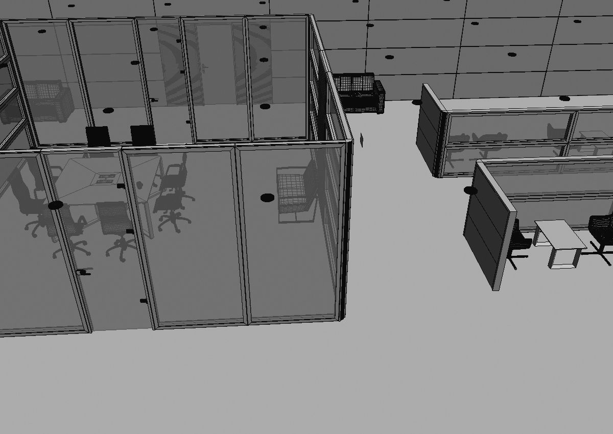 office interior partition pr2-522 3D model_18