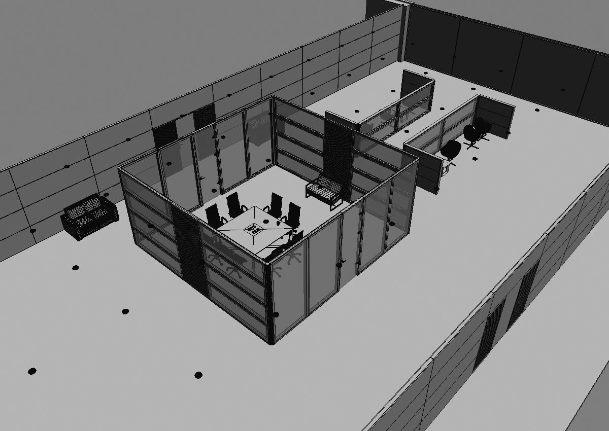 office interior partition pr2-522 3D model_25