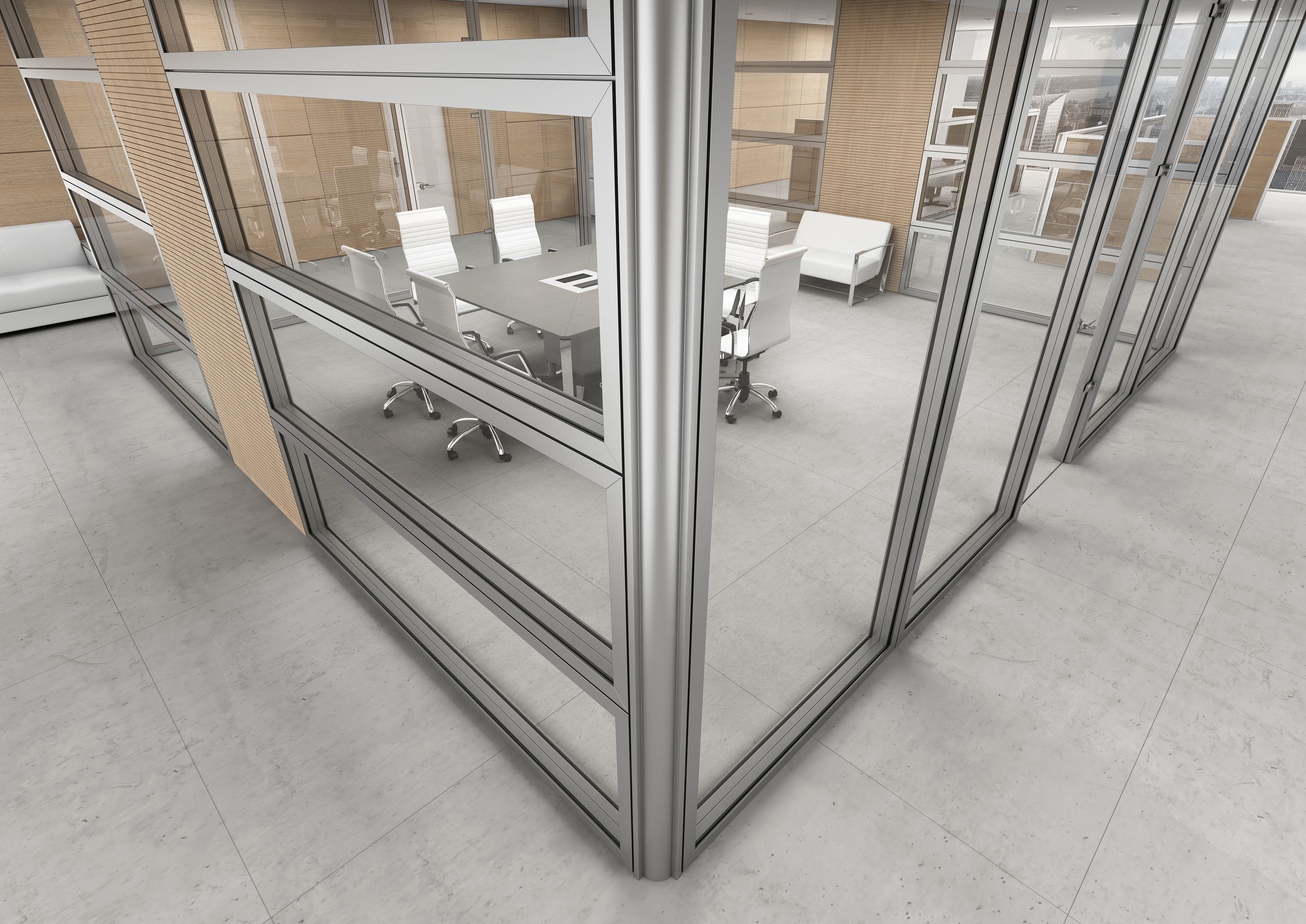 office interior partition pr2-522 3D model_1
