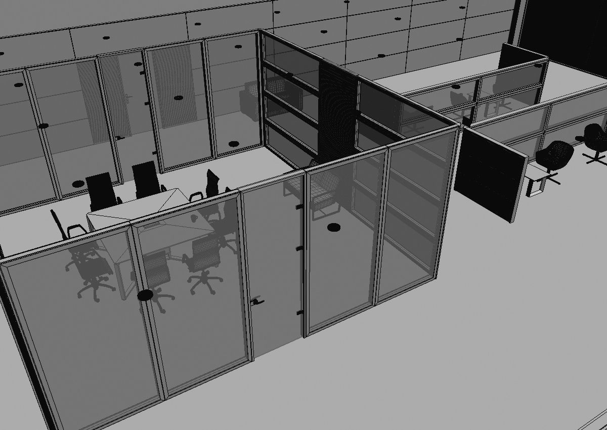 office interior partition pr2-522 3D model_32
