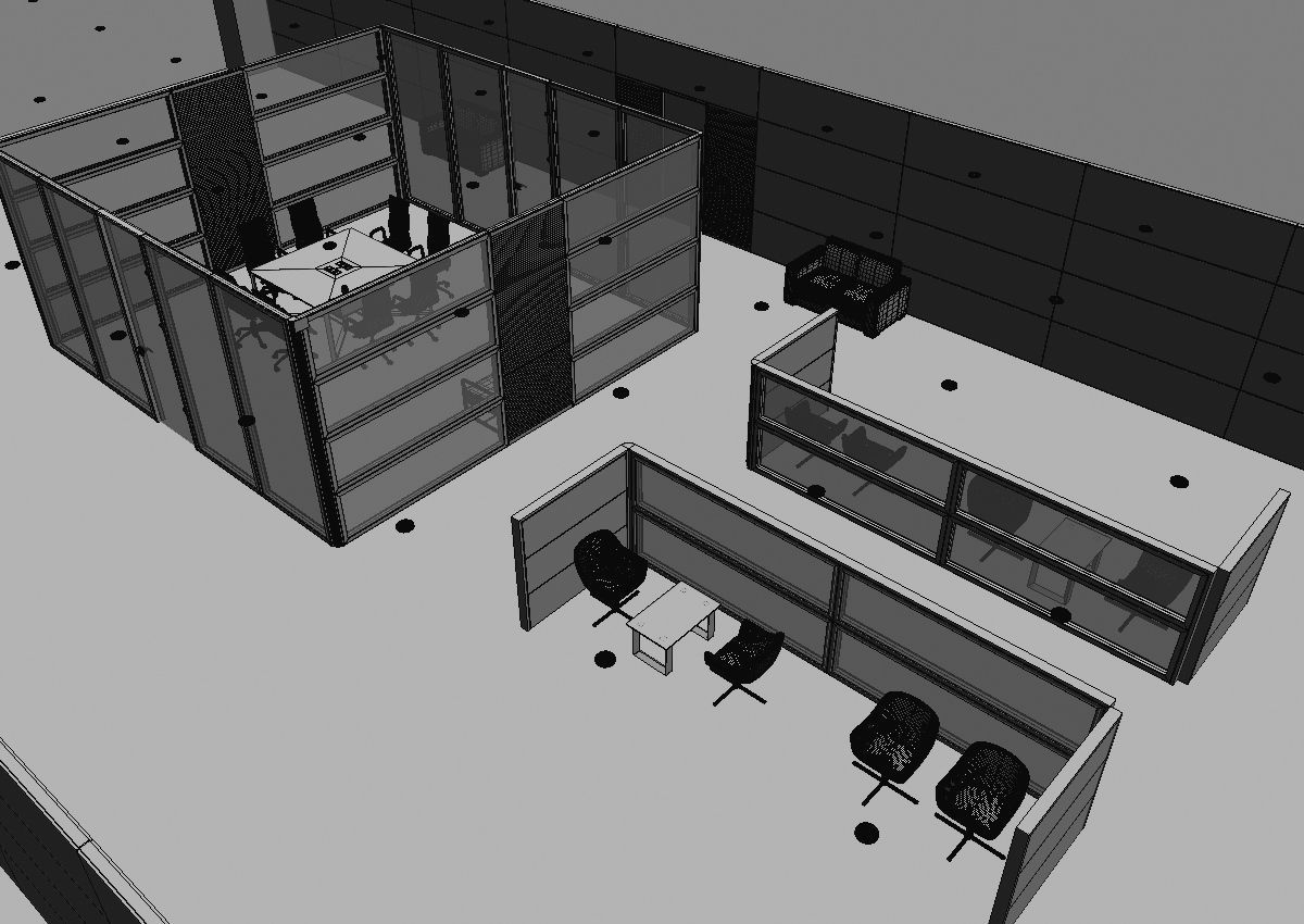 office interior partition pr2-522 3D model_51