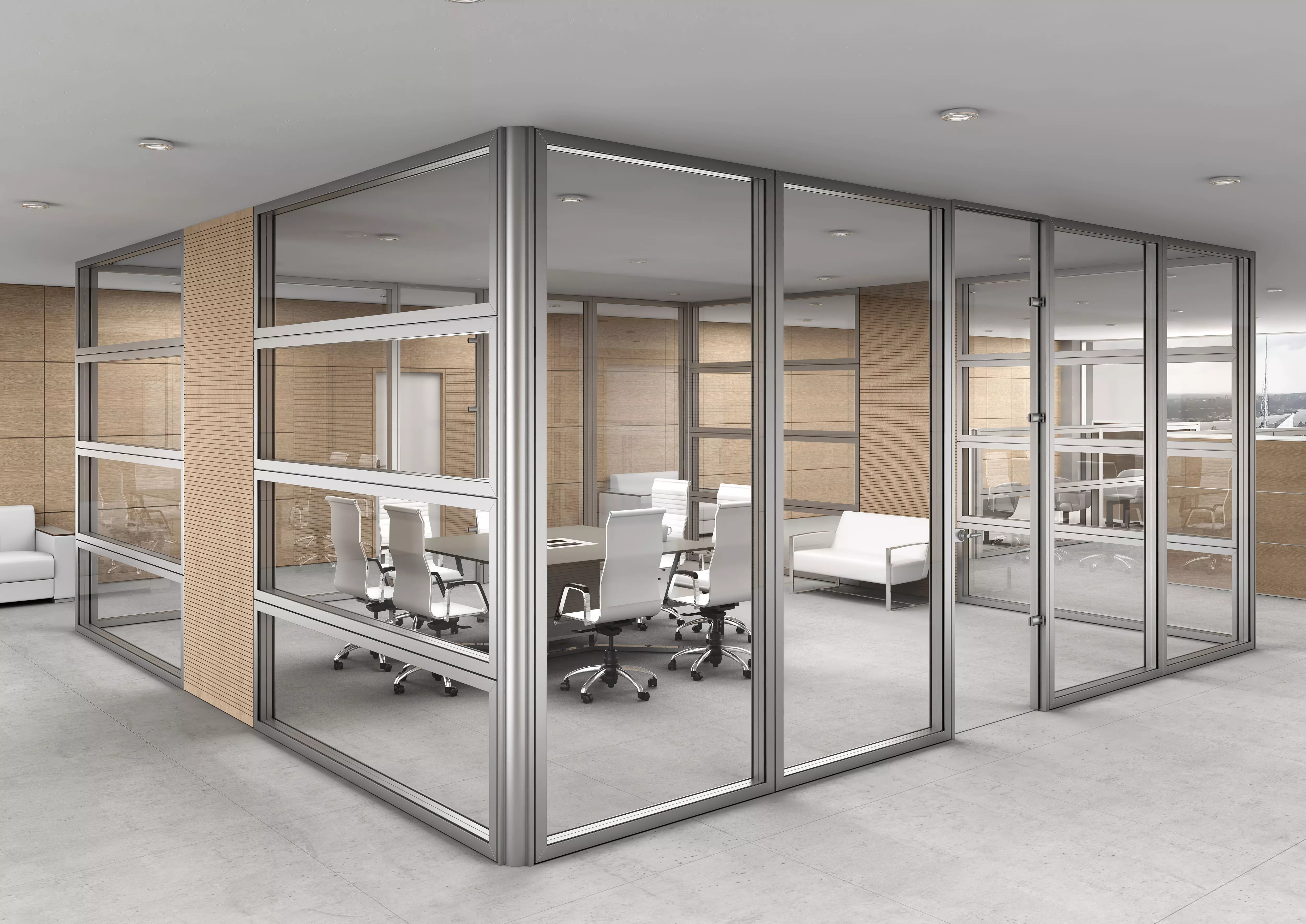 office interior partition pr2-522 3D model_0