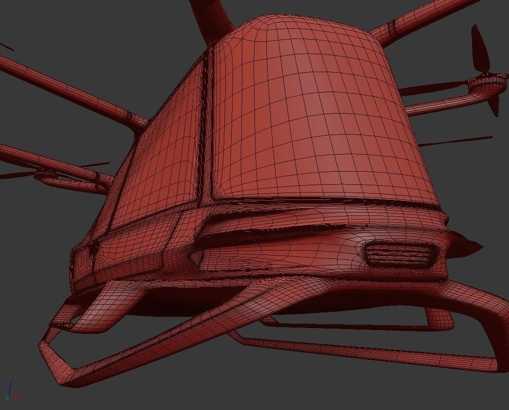 Hydrogen powered Air Bus with Interior 3D model_23