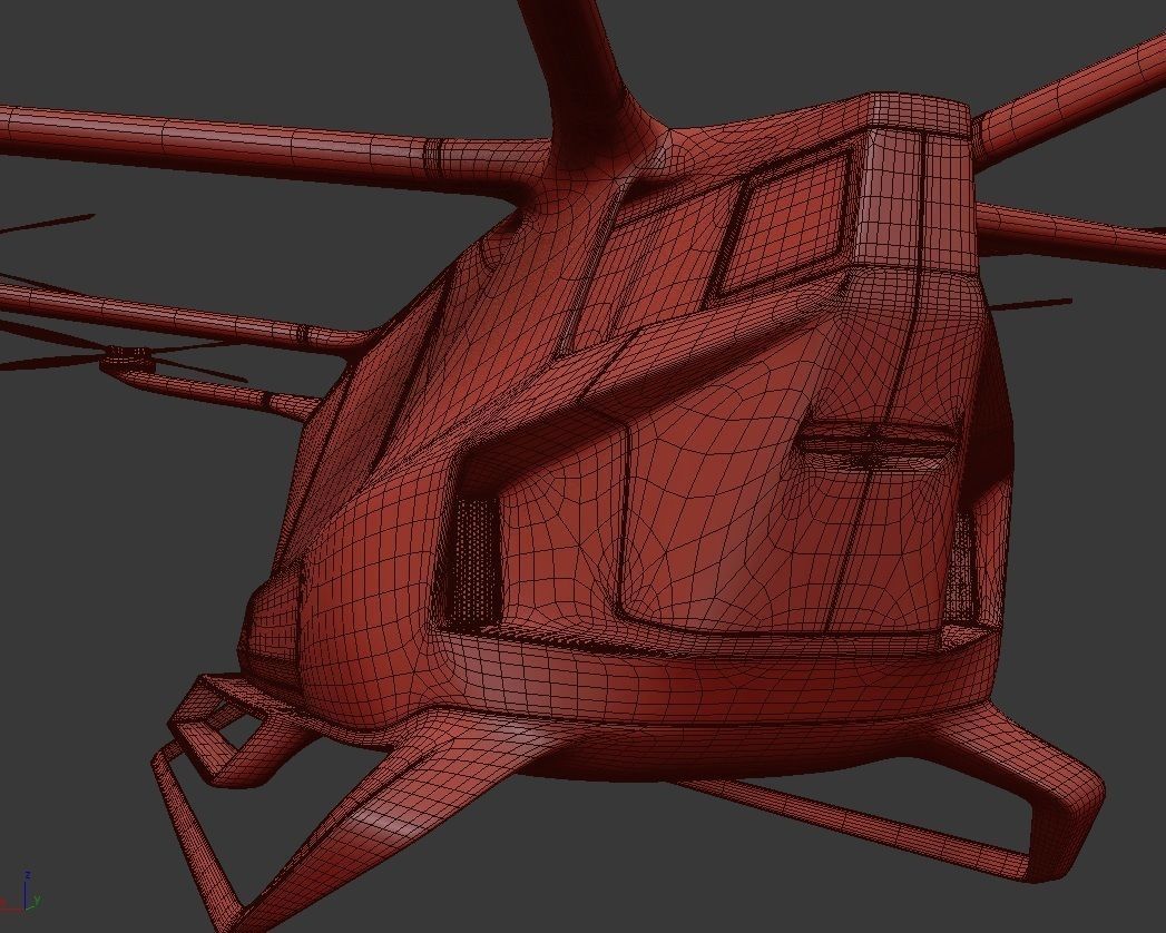 Hydrogen powered Air Bus with Interior 3D model_24