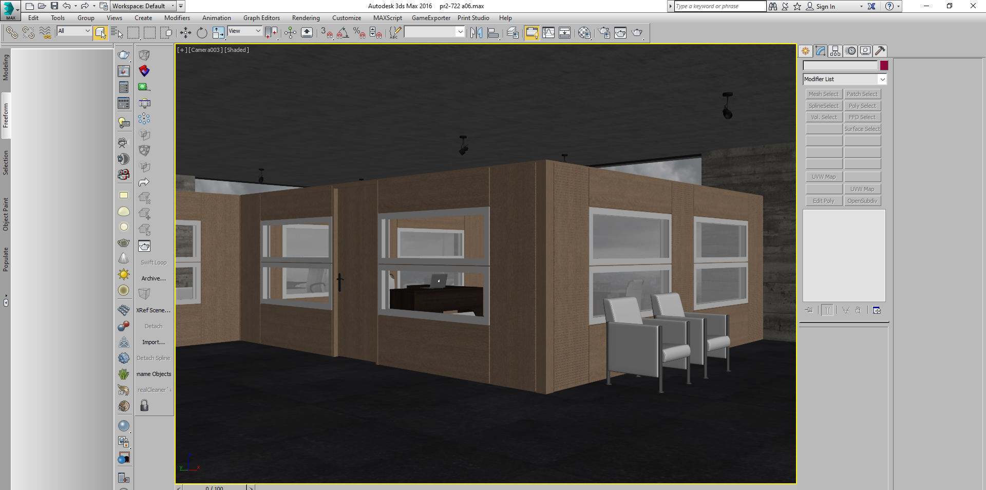 office interior partition pr2-722 3D model_43